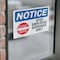 Signmission Stop Employee Entrance Only Sign, Vinyl Decal, 10in W x 7in L, 2PK OS-2PACK-NS-D-710-L-18477 - alternate 5